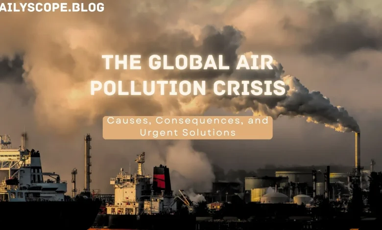 The Global Air Pollution Crisis: Causes, Consequences, and Urgent Solutions